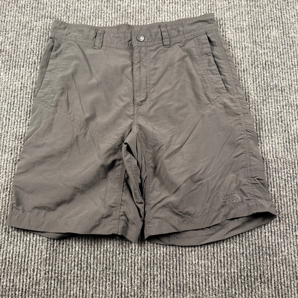 The North Face Mens Size 32 Horizon Cargo Shorts Grey Nylon Hiking Outdoor A7ZQ